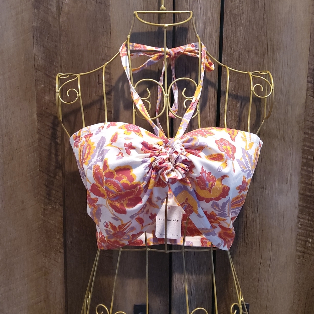 FREE PEOPLE Summer of Love Boho Convertible Bandeau Top NWT - Picture 2 of 16